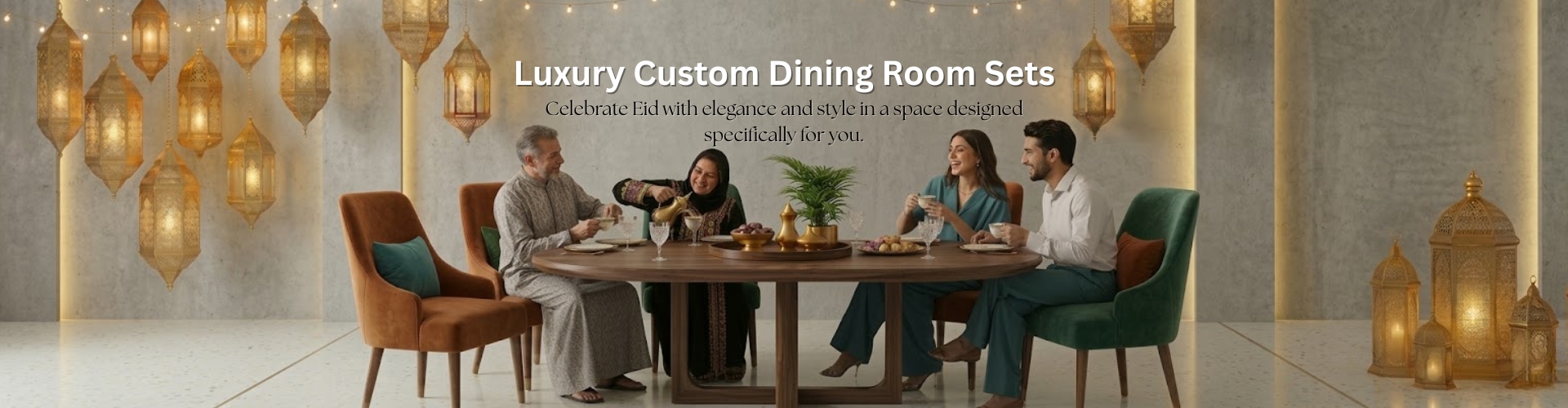 Buy Dining Table and Chair Set Online in UAE | A to Z Furniture